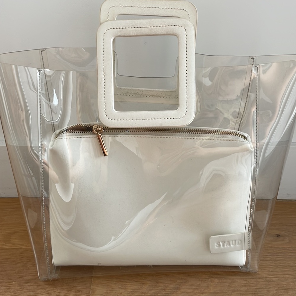 Staud Shirley PVC Tote